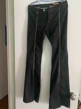 KILLAH VINTAGE ZIPPER FROM TOP TO BOTTOM JEANS, SIZE 29, MADE IN ITALY
